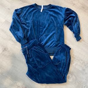 Velour Lounge Set